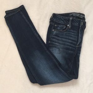 AEO super super stretch skinny jeans size:4R